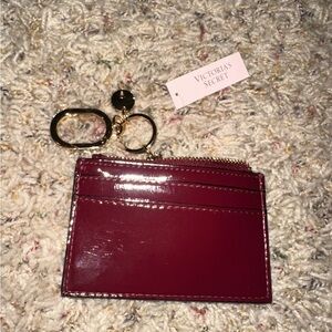 Wallet sexy red sangria shiny VS ❤️purse 🔥